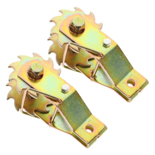 GALPADA 2 Stück Stahl Drahtseil Spanner mit Design Robuster Drahtseil Spanner aus Hochfestem Stahl für Stabile Rutschfeste Befestigung im Außenbereich Einfach zu Bedienen von GALPADA