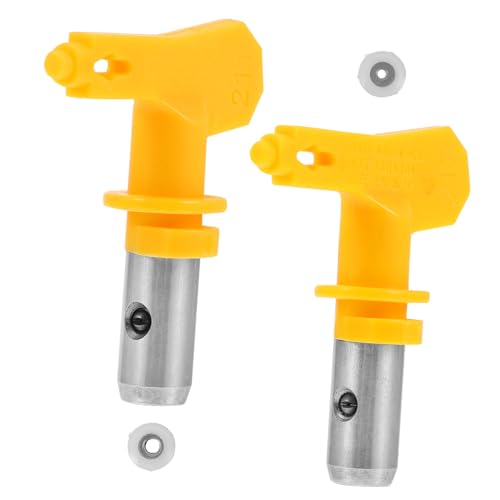 GALPADA 2 Stück Teiliges Airless Sprühdüsen Kompatibel mit Sprühgeräten Einfache Montage ohne Werkzeug Verbesserte Zerstäubung Farbsparend Geeignet für Heim und Industrielackierung GALPADA 2 Stück Teiliges Airless Sprühdüsen Kompatibel mit Sprühgeräten Einfache Montage ohne Werkzeug Verbesserte Zerstäubung Farbsparend Geeignet für Heim und Industrielackierung von GALPADA