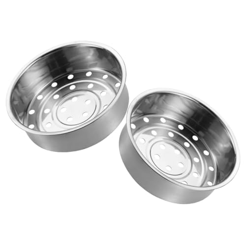 GALPADA 2 Stück Teiliges Dampfgarer aus Dickem Edelstahl Edelstahl Dampfeinsatz für Reiskocher Vielseitiger Dampfeinsatz für Gemüse Knödel und Gedämpfte Speisen Rostfrei Langlebig GALPADA 2 Stück Teiliges Dampfgarer aus Dickem Edelstahl Edelstahl Dampfeinsatz für Reiskocher Vielseitiger Dampfeinsatz für Gemüse Knödel und Gedämpfte Speisen Rostfrei Langlebig von GALPADA