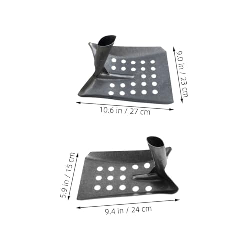 GALPADA 2stücke Mehrzweck-siebschaufeln Aus Metall Für Abfluss-wartung Und Reinigung Stahlschaufel Als Hochleistungsschaufel Für Schlammsiebung Und Entwässerungsgräben Abflussschaufel GALPADA 2stücke Mehrzweck-siebschaufeln Aus Metall Für Abfluss-wartung Und Reinigung Stahlschaufel Als Hochleistungsschaufel Für Schlammsiebung Und Entwässerungsgräben Abflussschaufel von GALPADA