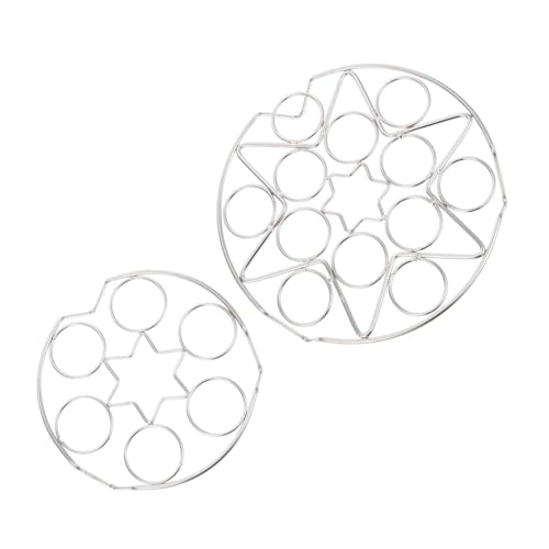 GALPADA 2 Stück Teiliges Edelstahl Dampfgarer Eierhalter Löchern Hitzebeständige Küchensteamer Racks für Schonendes Dampfgaren und Nährstofferhalt Praktisches Kochzubehör für Zuhause GALPADA 2 Stück Teiliges Edelstahl Dampfgarer Eierhalter Löchern Hitzebeständige Küchensteamer Racks für Schonendes Dampfgaren und Nährstofferhalt Praktisches Kochzubehör für Zuhause von GALPADA