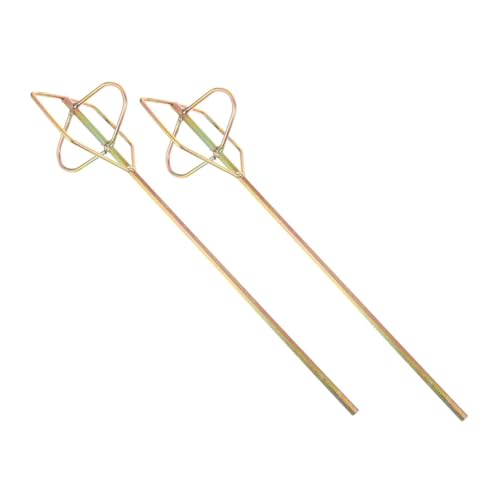 GALPADA 2 Stück Teiliges Farbmischer Rührstab Kompatibel mit Bohrmaschinen Vielseitiger Rührstab für Farbe Mörtel und Zement Einfache Montage Sichere Verbindung Zeitsparend und Effizient von GALPADA