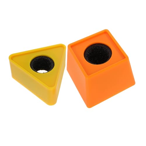 GALPADA 2 Stück Teiliges Interview Mikrofon Logo Flaggen Farbenfrohe Gelbe und Orange Dreieck Trapezform Ergonomisch für Kleine Hände für Rollenspiele Kommunikationstraining und GALPADA 2 Stück Teiliges Interview Mikrofon Logo Flaggen Farbenfrohe Gelbe und Orange Dreieck Trapezform Ergonomisch für Kleine Hände für Rollenspiele Kommunikationstraining und von GALPADA