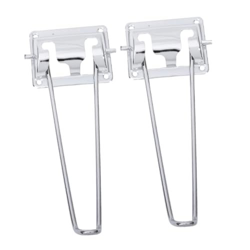 GALPADA 2 Stück Teiliges Klappbares Metall tischbein Robuste Hairpin Beine für Couchtisch Faltbare Platzsparende Tischfüße aus Eisen für DIY Laptop Nachttische von GALPADA