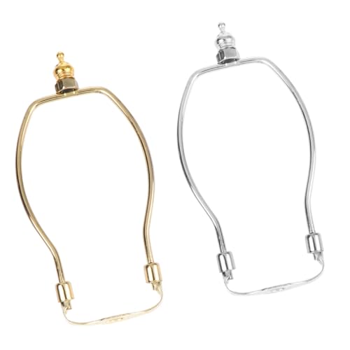 GALPADA 2 Stück Teiliges Lampenschirmhalter aus Metalllegierung Stabile und Verformungsfreie Lampenharfe mit Einfachem Design Kompatibel für Tisch Stehlampen Leichte Montage Langlebige GALPADA 2 Stück Teiliges Lampenschirmhalter aus Metalllegierung Stabile und Verformungsfreie Lampenharfe mit Einfachem Design Kompatibel für Tisch Stehlampen Leichte Montage Langlebige von GALPADA
