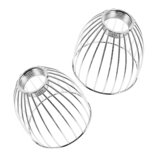 GALPADA 2 Stück Teiliges Metall Lampenschirm Gestell Vintage Industrial Pendelleuchte mit Kunst Kompakt und Platzsparend für Schlafzimmer und Esszimmer Einfache Montage von GALPADA