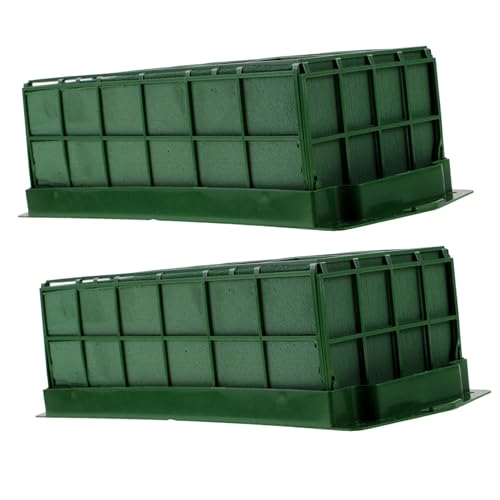 GALPADA 2 Stück Teiliges Steckschwamm Blumenarrangements Hochdichter Blumenschaum mit Wasserspeicherfunktion für DIY Dekoration Hochzeit Party und Frischblumenhalter von GALPADA