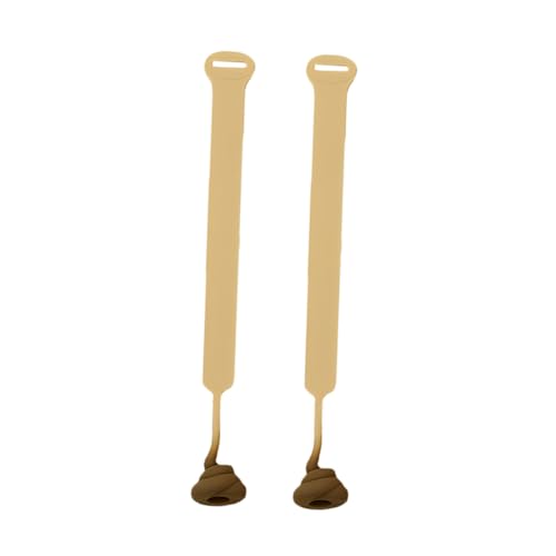 GALPADA 2 Stück Teiliges Toilettensitz Lifter aus Silikon Toilettendeckelheber mit Kreativem Poop Design Hygienischer Wc Deckelheber Langlebiges Toiletten Accessoire für Komfortables von GALPADA