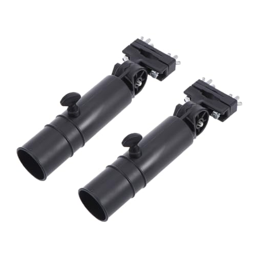 GALPADA 2 Stück Teiliges Verstellbares Schirmständer aus Robustem für Trolley Drehbar und Einfach zu Befestigen Windfest als Regenschirmhalter für Golf und Einkaufswagen von GALPADA