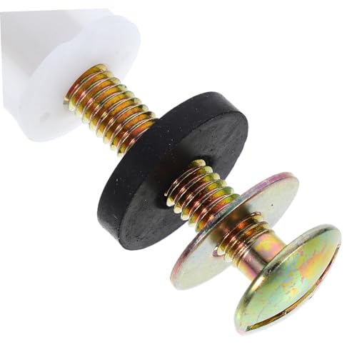 GALPADA 2 Stück Teiliges Wc Sitz Befestigungsschrauben mit Dichtung und Muttern Einsetzbar Stabile Toilettenmontage Einfache Installation für Wasserbehälter und Toilettensitz von GALPADA