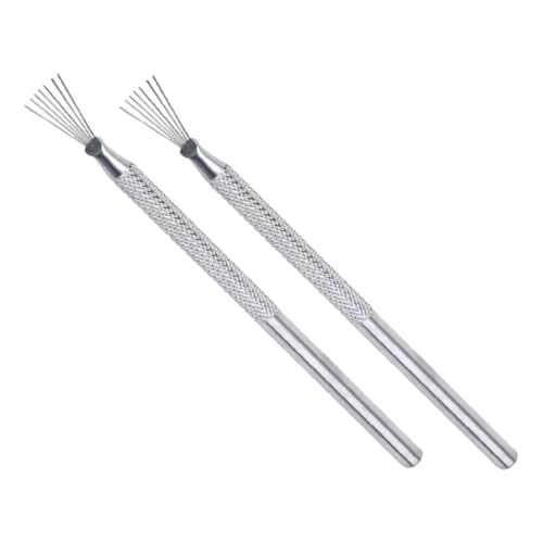 GALPADA 2 Stück Teiliges Werkzeug Detail Pottery Tool mit Texturpinsel Vielseitig Einsetzbar für Tonmodellierung Realistisches Strukturieren für Keramik Kunsthandwerk GALPADA 2 Stück Teiliges Werkzeug Detail Pottery Tool mit Texturpinsel Vielseitig Einsetzbar für Tonmodellierung Realistisches Strukturieren für Keramik Kunsthandwerk von GALPADA