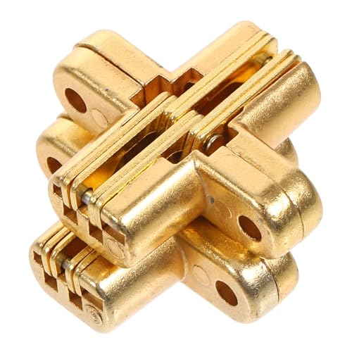 GALPADA 2 Stück Teiliges Zinklegierung Scharniere für Scheunentüren und Eckschränke Geräuschdämpfend Robust Langlebig Installieren Geeignet für Innen Außentüren Möbelbeschläge von GALPADA