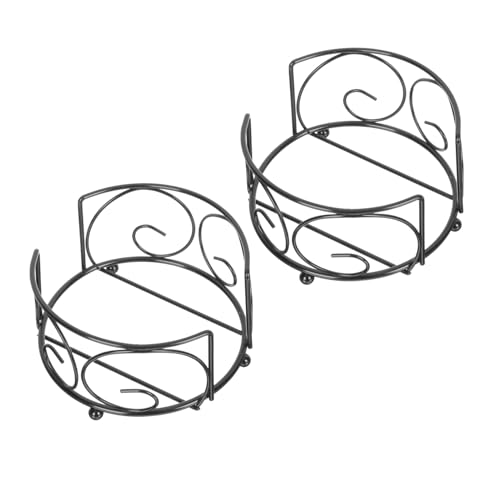 GALPADA 2 Stück Untersetzerhalter Robuster Multi Funktions Ständer für Tischdekoration und Platzsparende Aufbewahrung Praktischer Organizer für Runde Untersetzer Langlebiges Küchenregal von GALPADA