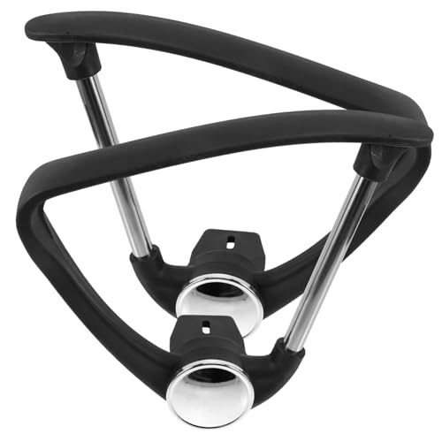 GALPADA 2 Stück Verstellbare Armlehnenpolster für Bürostuhl Ergonomische Kunststoff Armstützen Teiliges Komfortable Handauflage für Schreibtischstuhl Passend für Bürodrehstuhl von GALPADA