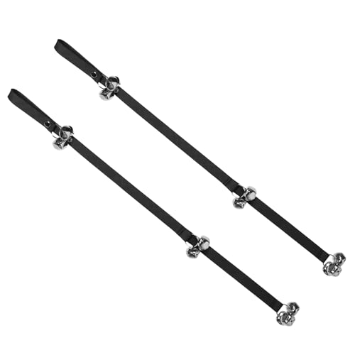 GALPADA 2 Stück Verstellbare Haustier Trainingsglocken mit Klingeln aus PP Nylon Laute Türglocke für Hunde und Katzen für Welpen Töpfchentraining und Haustier Kommunikation von GALPADA