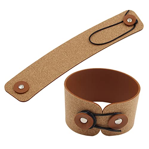 GALPADA 2 Stück Verstellbare Lederhülle für Edelstahlbecher Isolierte Kaffeetassenmanschette für Kalte und Heiße Getränke für Unterwegs Braunes Holzdesign GALPADA 2 Stück Verstellbare Lederhülle für Edelstahlbecher Isolierte Kaffeetassenmanschette für Kalte und Heiße Getränke für Unterwegs Braunes Holzdesign von GALPADA