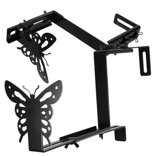 GALPADA 2 Stück Verstellbare Pflanzenhalterung aus Robustem Eisen für Blumentöpfe Balkon Geländer Haken zum Aufhängen von Pflanzgefäßen Windspielen Laternen für Indoor und Outdoor Nutzung GALPADA 2 Stück Verstellbare Pflanzenhalterung aus Robustem Eisen für Blumentöpfe Balkon Geländer Haken zum Aufhängen von Pflanzgefäßen Windspielen Laternen für Indoor und Outdoor Nutzung von GALPADA