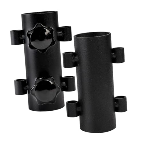 GALPADA 2 Stück Verstellbare Zeltstangenhalterungen für Sonnenschirme Heavy Duty Zeltstütze für Stabile Unterstützung bei Camping und Outdoor Aktivitäten von GALPADA