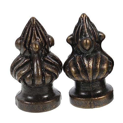 GALPADA 2 Stück Vintage Lampenfinial Dekorative Lampenfiniale für Kronleuchter und Tischlampen Antike Lampenaufsätze für Stilvolle Wohnräume GALPADA 2 Stück Vintage Lampenfinial Dekorative Lampenfiniale für Kronleuchter und Tischlampen Antike Lampenaufsätze für Stilvolle Wohnräume von GALPADA