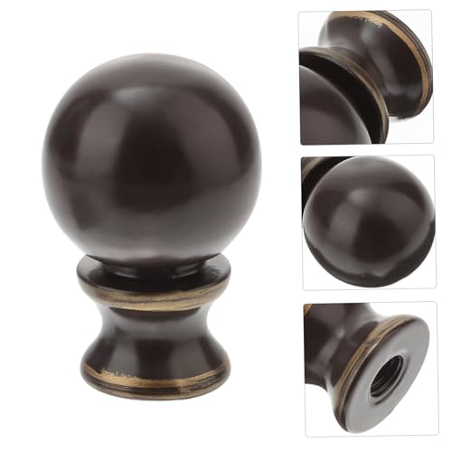 GALPADA 2 Stück Vintage Metall Lampenknöpfe in Kaffee Braun Robuste Tischlampe Lampenschirm Dekoration Einfache Montage Kompatibel mit Meisten Steh Tischlampen Eleganter Wohnzimmerschmuck GALPADA 2 Stück Vintage Metall Lampenknöpfe in Kaffee Braun Robuste Tischlampe Lampenschirm Dekoration Einfache Montage Kompatibel mit Meisten Steh Tischlampen Eleganter Wohnzimmerschmuck von GALPADA