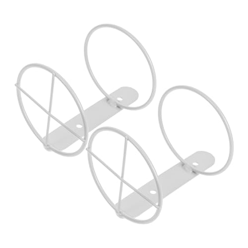 GALPADA 2 Stück Wandmontiertes Weinregal Teiliges Weiß Metallrobust Platzsparend Senkrechte Rotweinflaschenhalterung für Zuhause Küche Esszimmer Bar GALPADA 2 Stück Wandmontiertes Weinregal Teiliges Weiß Metallrobust Platzsparend Senkrechte Rotweinflaschenhalterung für Zuhause Küche Esszimmer Bar von GALPADA