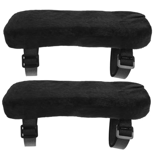 GALPADA 2 Stück Weiche Armlehnenpolster aus Ergonomische Stuhlarmpolster zur Entlastung von Ellenbogen und Einfache Geeignet für Bürostühle und Esszimmerstühle von GALPADA