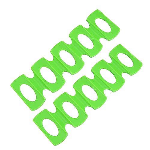GALPADA 2 Stück Weinflaschenmatte Gestell Halter faltbar Beer Pads weinflaschenregal kühlschrank Bier zur Aufbewahrung von Getränken kann Getränkeaufbewahrung Kieselgel Green von GALPADA