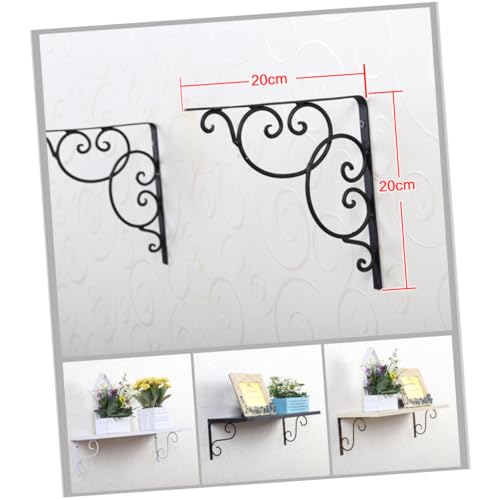 GALPADA 2 Stück Weiße Robuste Wandregalhalterung aus Langlebigem Eisen Dreieck Design Stabile Regalträger für Buchregal Calpboard und Set top box Inklusive Schrauben zur Einfachen Montage GALPADA 2 Stück Weiße Robuste Wandregalhalterung aus Langlebigem Eisen Dreieck Design Stabile Regalträger für Buchregal Calpboard und Set top box Inklusive Schrauben zur Einfachen Montage von GALPADA