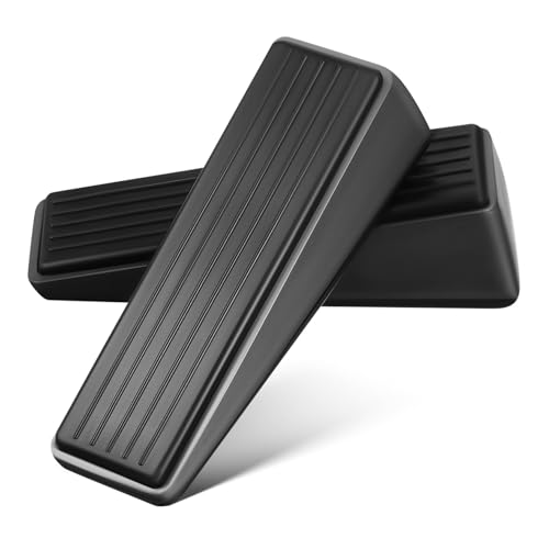 GALPADA 2 Stück Zinklegierung Türstopper Rutschfest Boden Türkeil Türhalter Vielseitig für Wohn und Geschäftstüren Geräuschreduzierend Stabil Langlebig von GALPADA