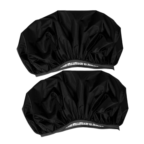 GALPADA 2 Stück wasserdichte Stretchdeckel mit Elastik Für Badezimmeraccessoires und Spritzschutz Passend für Viele Toilettenmodelle von GALPADA