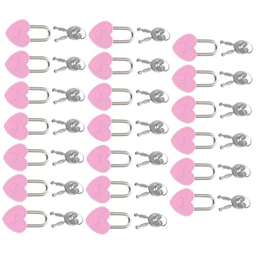 GALPADA 20 Sätze Mini Herzförmiges Vorhängeschloss DIY Luggage Locks für Tagebücher und Aufbewahrungsboxen Stabil und Dekorativ für Liebesgeschenke GALPADA 20 Sätze Mini Herzförmiges Vorhängeschloss DIY Luggage Locks für Tagebücher und Aufbewahrungsboxen Stabil und Dekorativ für Liebesgeschenke von GALPADA