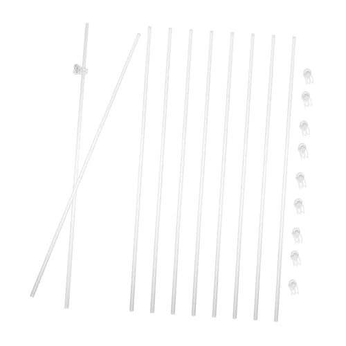 GALPADA 20 Satz Transparente Acryl Pflanzenstützen Set mit Clips Flexible Rankhilfen für Zimmerpflanzen Orchideen Tomaten DIY Gartenstütze für Innen und Außenbereich GALPADA 20 Satz Transparente Acryl Pflanzenstützen Set mit Clips Flexible Rankhilfen für Zimmerpflanzen Orchideen Tomaten DIY Gartenstütze für Innen und Außenbereich von GALPADA