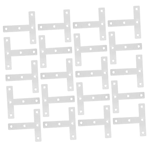 GALPADA 20 Stück Edelstahl T förmige Flachverbinder Rostbeständige Eckklammern Vielseitige T verbindungsbleche für Holzmöbel Einfache Montage Robust und Korrosionsbeständig GALPADA 20 Stück Edelstahl T förmige Flachverbinder Rostbeständige Eckklammern Vielseitige T verbindungsbleche für Holzmöbel Einfache Montage Robust und Korrosionsbeständig von GALPADA