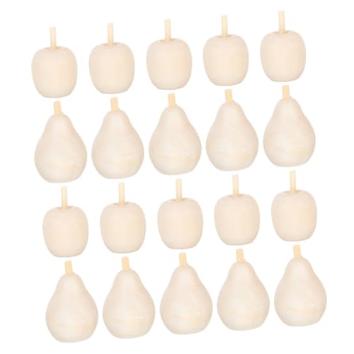 GALPADA 20 Stück Teiliges DIY Holz Obst Bastelset Unbemalte Holzfrüchte Apfel und Birne zum Bemalen und Gestalten Natürliche Holzmaterialien Künstlerisches Handwerk für Erwachsene GALPADA 20 Stück Teiliges DIY Holz Obst Bastelset Unbemalte Holzfrüchte Apfel und Birne zum Bemalen und Gestalten Natürliche Holzmaterialien Künstlerisches Handwerk für Erwachsene von GALPADA