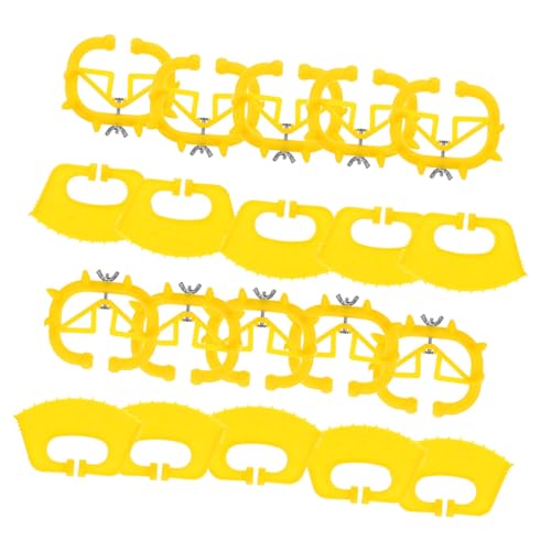 GALPADA 20 Stück Teiliges Kalb absetzclip Kunststoff Vieh entwöhnungswerkzeug Verhindert Saugverhalten Leicht Praktisch und Sicher für Rinderbauern Farmzubehör für Stressfreie von GALPADA