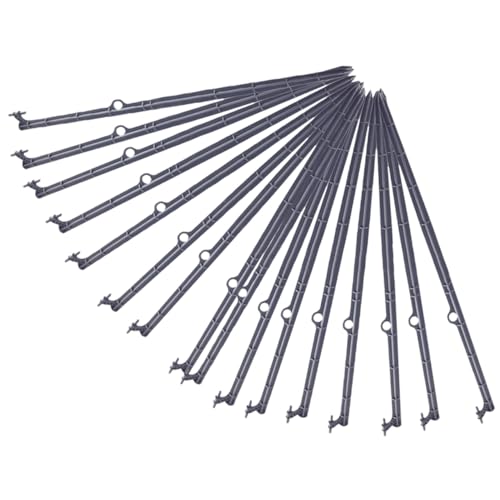 GALPADA 20 Stück Teiliges Rohrhalter für Tropfbewässerung Garten Bewässerungssystem mit Erdspieß zur Fixierung Multifunktionaler Drip Bewässerungsstab für Gewächshaus und Rasenpflege von GALPADA