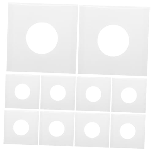 GALPADA 20 Stück Teiliges Vinyl Schallplatten Aufbewahrungstaschen aus Atmungsaktivem Kraftpapier mit Belüftungslöchern Stabilem Rechtwinkligem Design als Geschenkverpackung für GALPADA 20 Stück Teiliges Vinyl Schallplatten Aufbewahrungstaschen aus Atmungsaktivem Kraftpapier mit Belüftungslöchern Stabilem Rechtwinkligem Design als Geschenkverpackung für von GALPADA