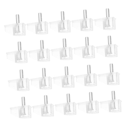 GALPADA 20 Stück Transparente Regalbodenträger Kunststoff Regalhalter für Küchenschränke Bücherregale und Glasvitrinen Leicht Glänzend Einfach zu Montieren Vielseitig Einsetzbar GALPADA 20 Stück Transparente Regalbodenträger Kunststoff Regalhalter für Küchenschränke Bücherregale und Glasvitrinen Leicht Glänzend Einfach zu Montieren Vielseitig Einsetzbar von GALPADA