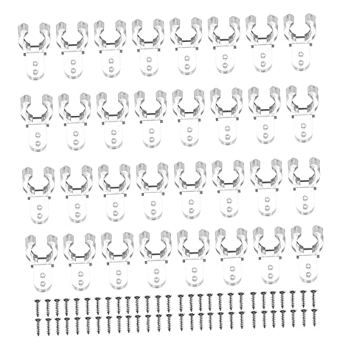 GALPADA 200 Stück LED Lichtschlauch Halter Clips mit Schrauben Transparent für Rohre für und Außenbereich Hochzeit Veranstaltungen Robuste und Langlebige Kunststoffkonstruktion GALPADA 200 Stück LED Lichtschlauch Halter Clips mit Schrauben Transparent für Rohre für und Außenbereich Hochzeit Veranstaltungen Robuste und Langlebige Kunststoffkonstruktion von GALPADA