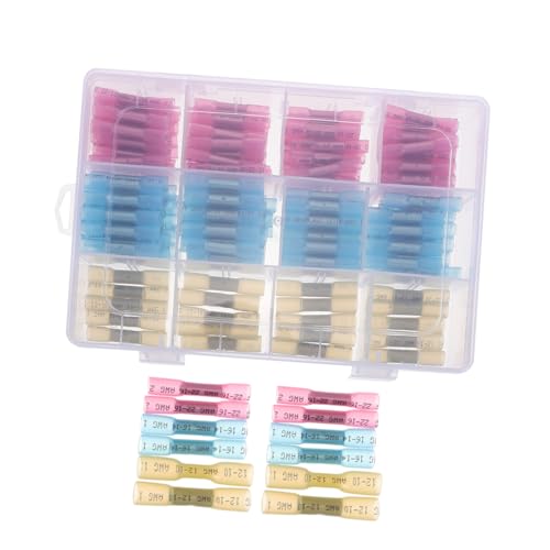 GALPADA 200 Stück Teiliges Heat Shrink Wire Connector Schrumpfschlauch Crimp Terminal mit Korrosionsbeständigem Kupferkontakt für Auto und Elektrisch Sicher GALPADA 200 Stück Teiliges Heat Shrink Wire Connector Schrumpfschlauch Crimp Terminal mit Korrosionsbeständigem Kupferkontakt für Auto und Elektrisch Sicher von GALPADA