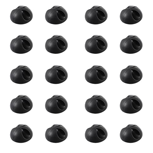 GALPADA 20Stücke Kabelklemmen Selbstklebend Kabelorganizer für PC Desktop Büro Effizientes Kabelmanagement für USB Ladekabel Einfach Anzubringen von GALPADA