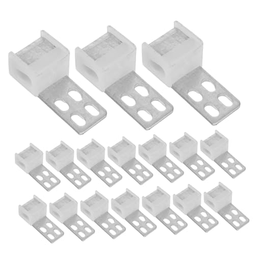 GALPADA 24 Stück Sofa-Hardware federklammern Sofa zubehör möbel Federclips Clips reparieren Sofa-Kit Frühlingssofa Couchfeder-Reparatursatz Polsterfedern Stuhl Reparaturset Abs Silver von GALPADA