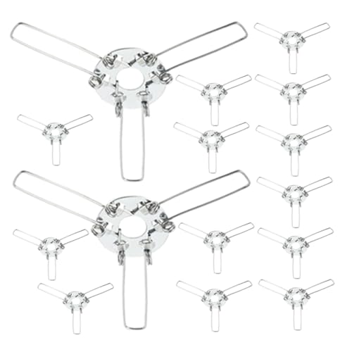 GALPADA 24 Stück Teiliges Lampenschirm federklammer DIY Lampenschirmhalter Stabile Lampenschirmhalterung Vielseitige Lampenschirmbefestigung für Decken Tischlampen Einfache Montage GALPADA 24 Stück Teiliges Lampenschirm federklammer DIY Lampenschirmhalter Stabile Lampenschirmhalterung Vielseitige Lampenschirmbefestigung für Decken Tischlampen Einfache Montage von GALPADA