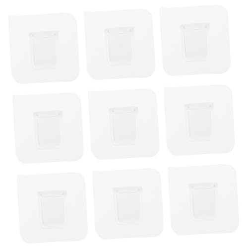 GALPADA 24 Stück Teiliges Selbstklebendes Regalbodenträger Verstärkte Transparente Einlegebodenhalterung ohne Bohren Stabiler Schrank Kleiderschrank teiler Einfache Montage Unsichtbar von GALPADA