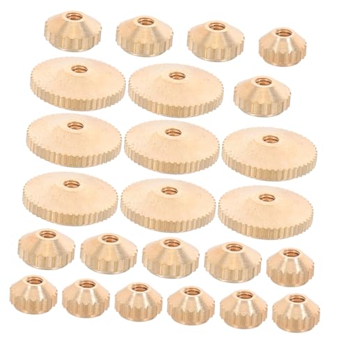 GALPADA 24 Stück Teiliges Uhrwerk-muttern Verschleißfest und Korrosionsbeständig Einfach zu Montieren für Wanduhren-reparatur und Diy-uhrwerk-ersatz Stabiler Halt für Präzise von GALPADA