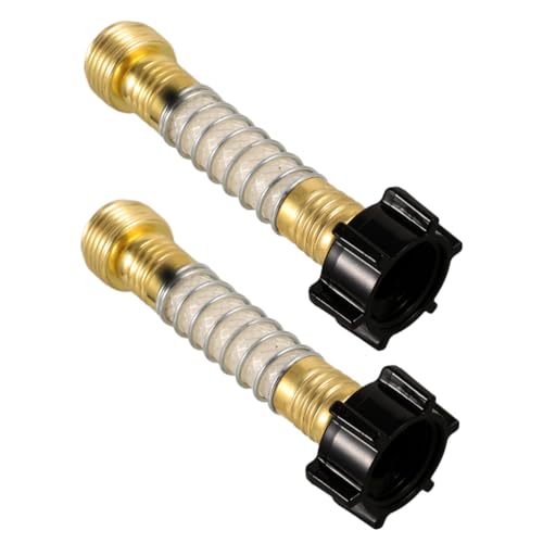 GALPADA 2Stücke Flexible Schlauchverlängerung Adapter für Wohnmobil Wasserfilter Effektive Wasserfiltration Tragbare Langlebig und Zuverlässig für Wohnmobilschläuche von GALPADA