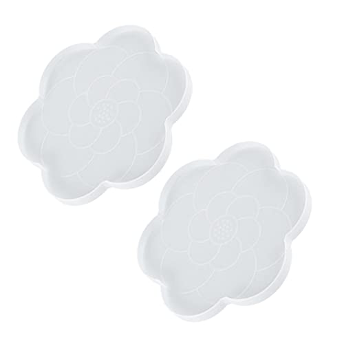 GALPADA 2Stücke Silikon Untersetzer Formen Kreative DIY Gießformen für Untersetzer Platten nicht Haftend Leicht zu Reinigen für Bastelprojekte und GALPADA 2Stücke Silikon Untersetzer Formen Kreative DIY Gießformen für Untersetzer Platten nicht Haftend Leicht zu Reinigen für Bastelprojekte und von GALPADA