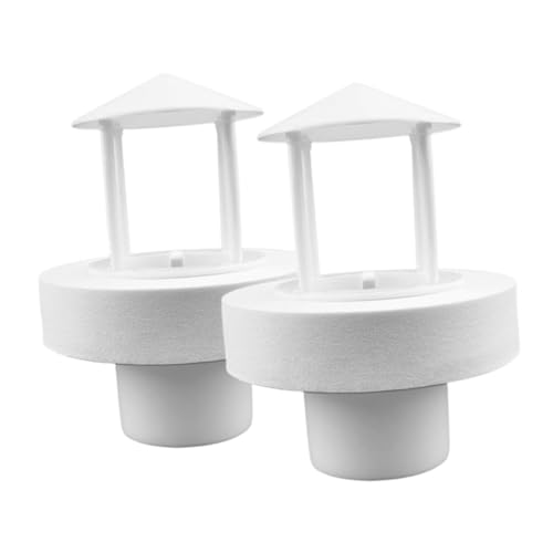 GALPADA 2Stücke Tragbarer Spritzschutz für Wasserfall Luftbefeuchter Befeuchterabdeckung für Aquarien Teiche und Steingärten zu Installieren Robust von GALPADA