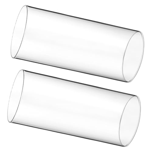 GALPADA 2stücke Transparente Glas-kerzenhalter Winddichte Kerzenabdeckung Für Stumpenkerzen Für Innen Außendekoration Passend Für Kerzen Bruchsicher Und GALPADA 2stücke Transparente Glas-kerzenhalter Winddichte Kerzenabdeckung Für Stumpenkerzen Für Innen Außendekoration Passend Für Kerzen Bruchsicher Und von GALPADA