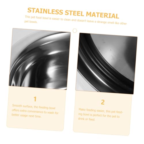 GALPADA 3 Sätze Erhöhter Hundenapf aus Edelstahl Wandmontage Hängender Futter Wassernapf für Große Hunde Multifunktional Leicht zu Reinigen Komfortable Fütterung für Haustiere GALPADA 3 Sätze Erhöhter Hundenapf aus Edelstahl Wandmontage Hängender Futter Wassernapf für Große Hunde Multifunktional Leicht zu Reinigen Komfortable Fütterung für Haustiere von GALPADA